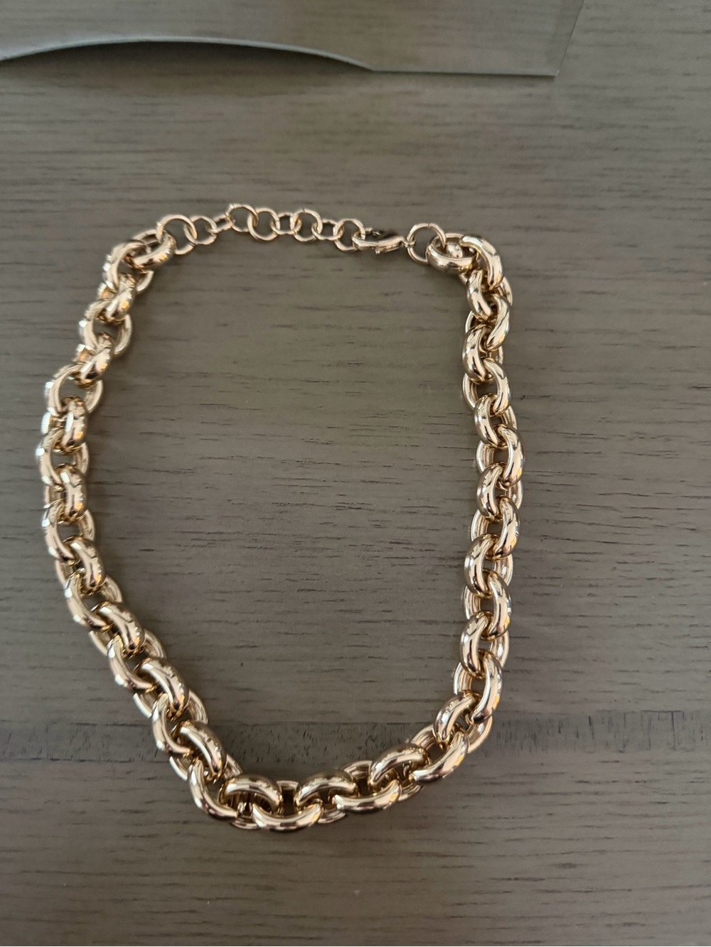 J. Crew Factory Gold Link Necklace